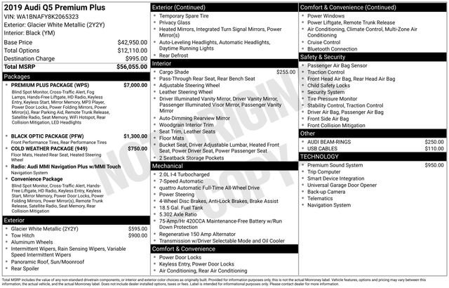 Used 2019 Audi Q5 2.0T Premium Plus w/ Premium Plus Package image 68