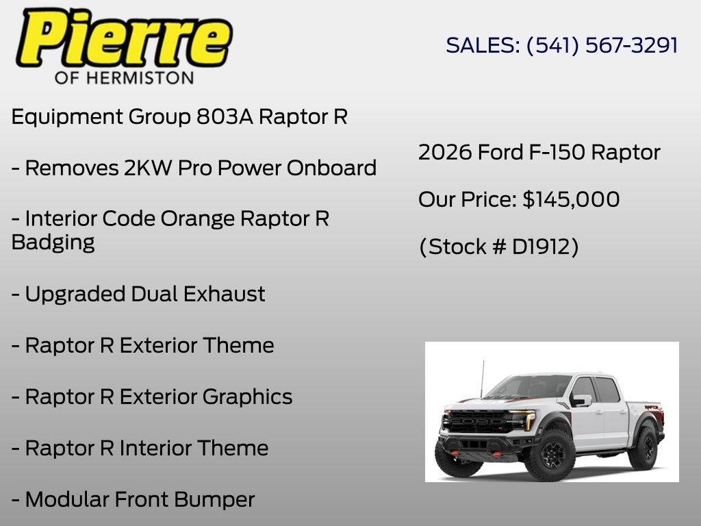 New 2026 Ford F150 Raptor AWD/4WD image 6