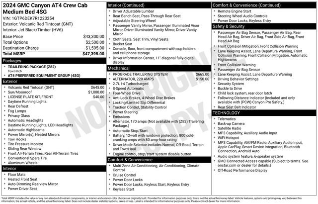Certified 2024 GMC Canyon AT4 AWD/4WD image 34