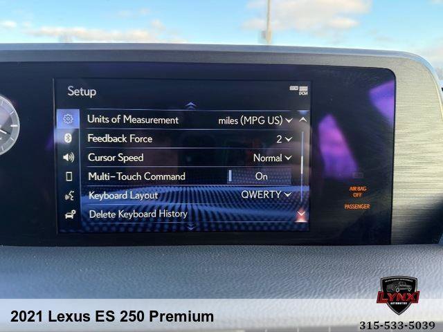 Used 2021 Lexus ES 250 w/ Premium Package image 20