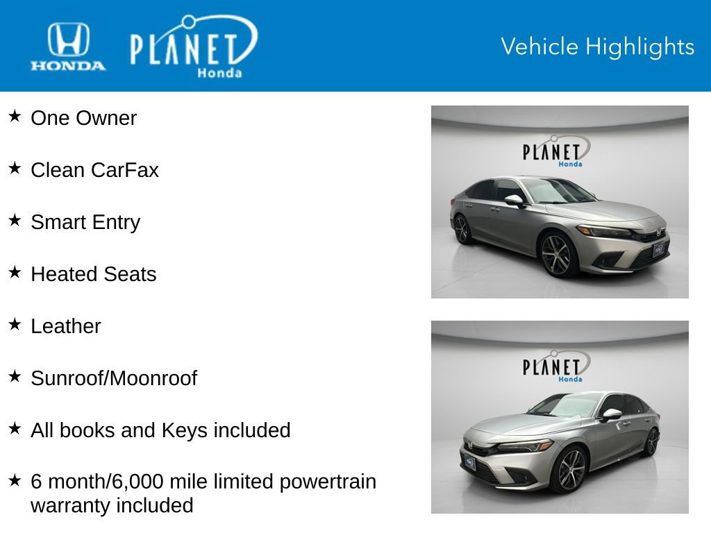 Used 2023 Honda Civic Touring image 4