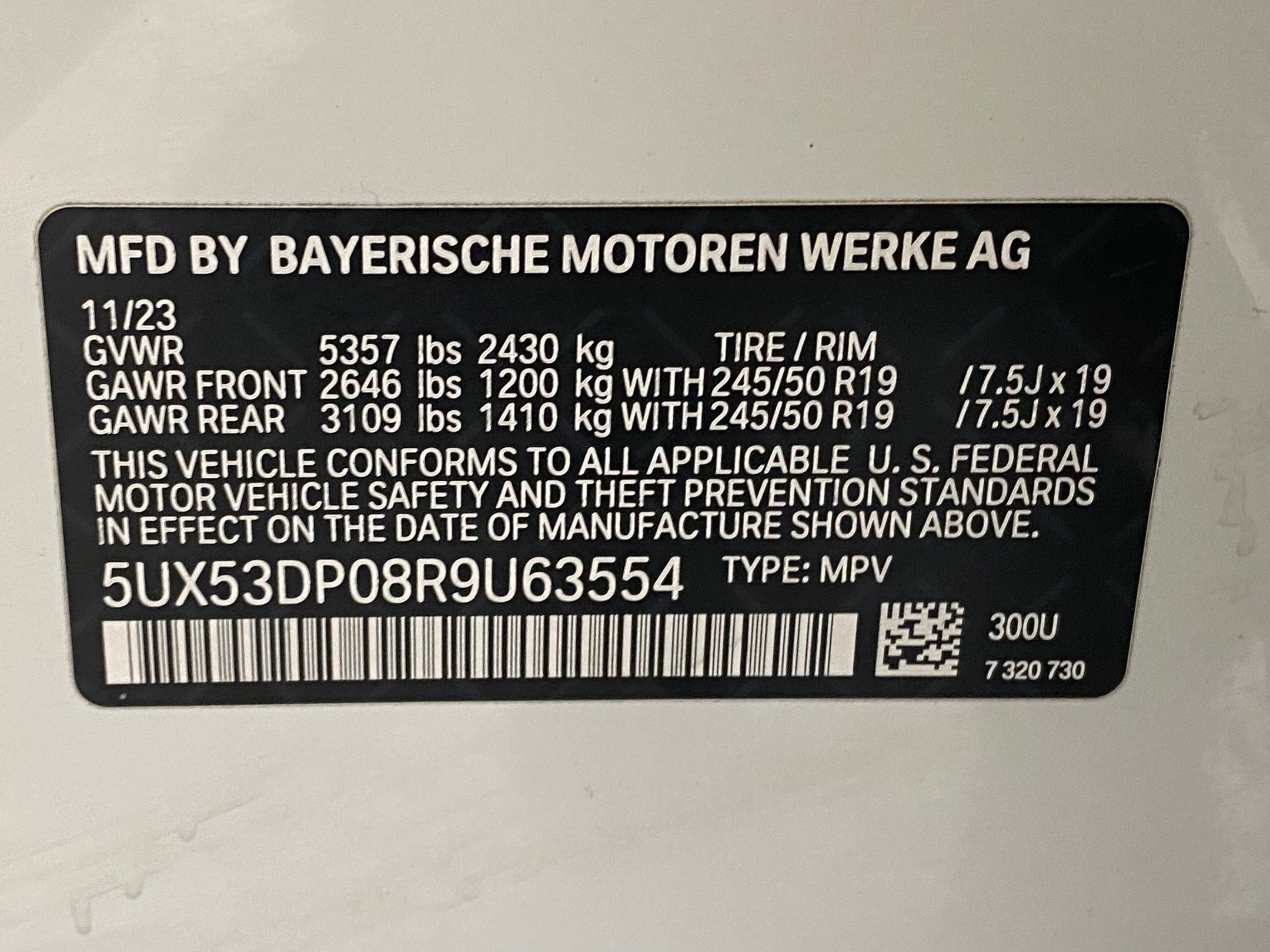 Certified 2024 BMW X3 xDrive30i w/ Convenience Package image 21