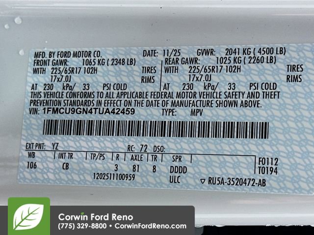 New 2026 Ford Escape Active w/ Cold Weather Package image 33