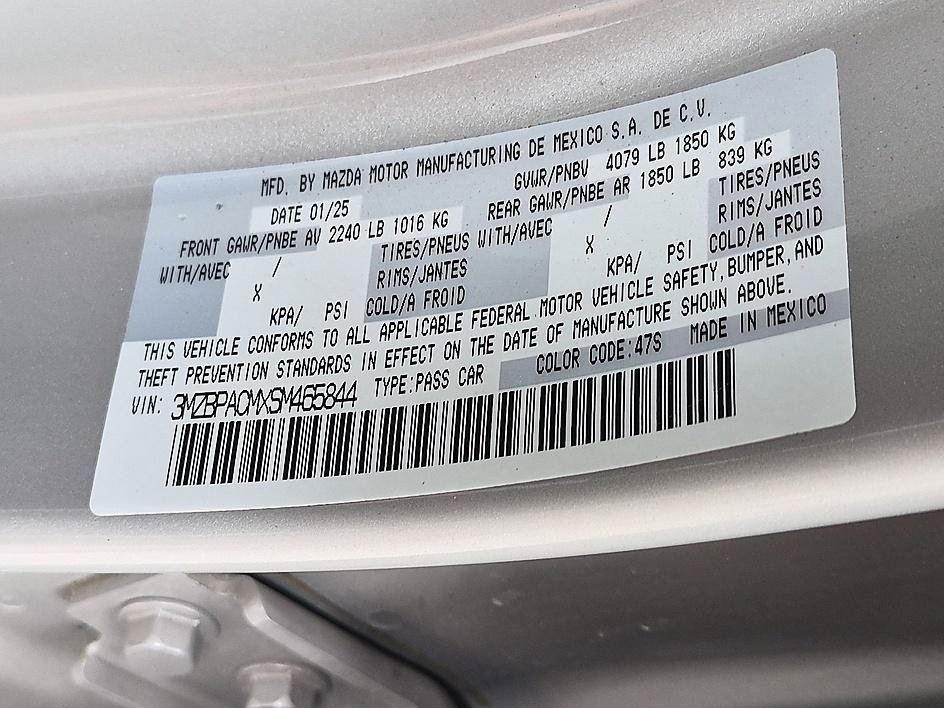 Used 2025 MAZDA MAZDA3 s FWD image 37