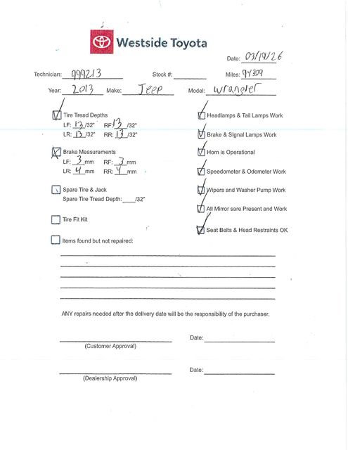 Used 2013 Jeep Wrangler Sport image 22