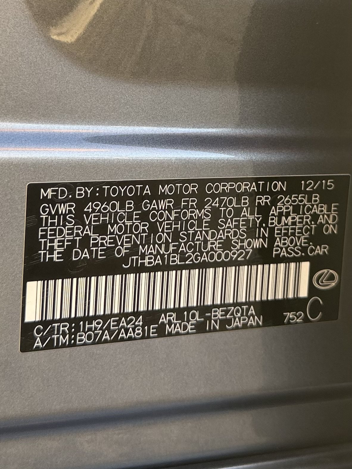 Used 2016 Lexus GS 200t RWD image 38