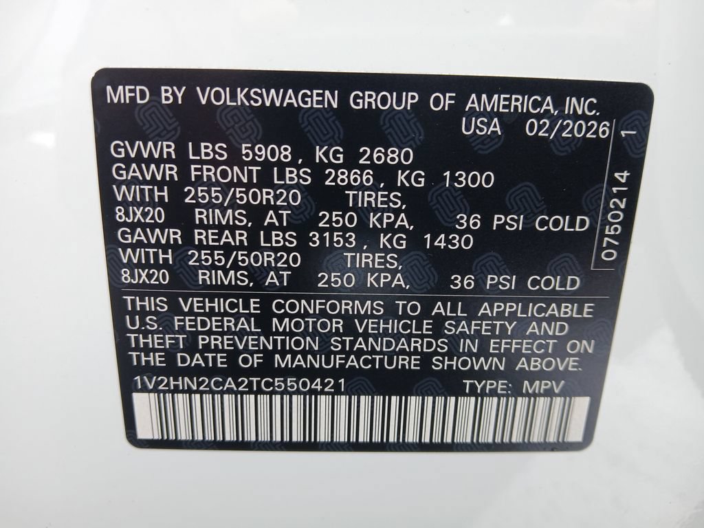 New 2026 Volkswagen Atlas SE AWD/4WD image 28