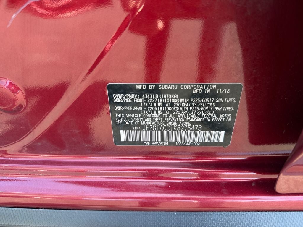 Used 2019 Subaru Crosstrek 2.0i Premium AWD/4WD image 18