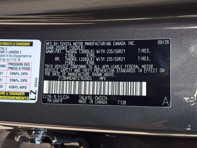 New 2026 Lexus RX 350 F Sport w/ Appearance Package AWD/4WD image 14