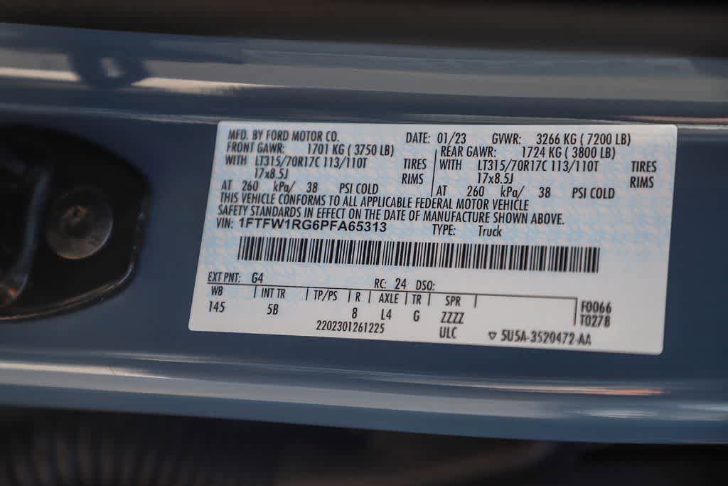 Used 2023 Ford F150 Raptor w/ Blue Interior Package AWD/4WD image 48