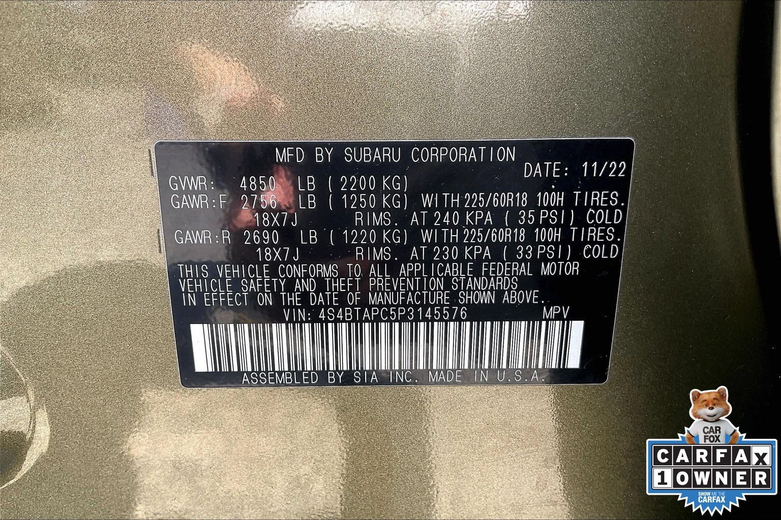 Certified 2023 Subaru Outback Touring AWD/4WD image 33