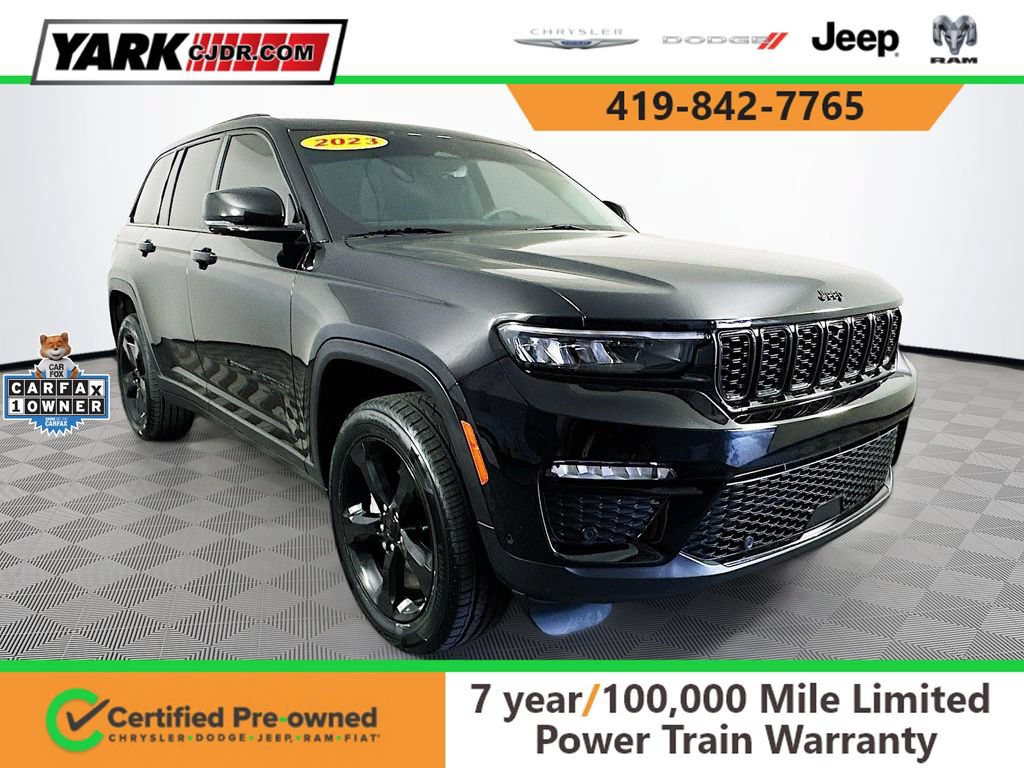 Certified 2023 Jeep Grand Cherokee Limited w/ Luxury Tech Group II AWD/4WD image 1