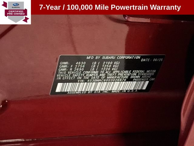 Certified 2025 Subaru Legacy Premium AWD/4WD image 25