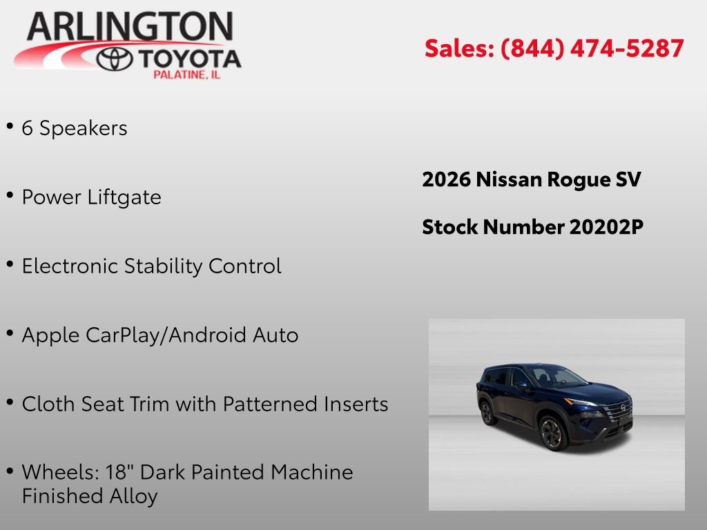 Used 2026 Nissan Rogue SV AWD/4WD image 2