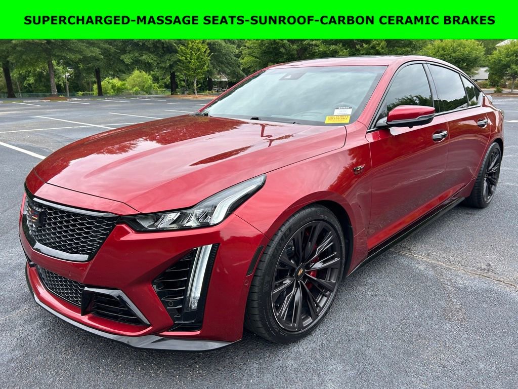 Used 2022 Cadillac CT5 V Blackwing w/ Parking Package RWD image 1