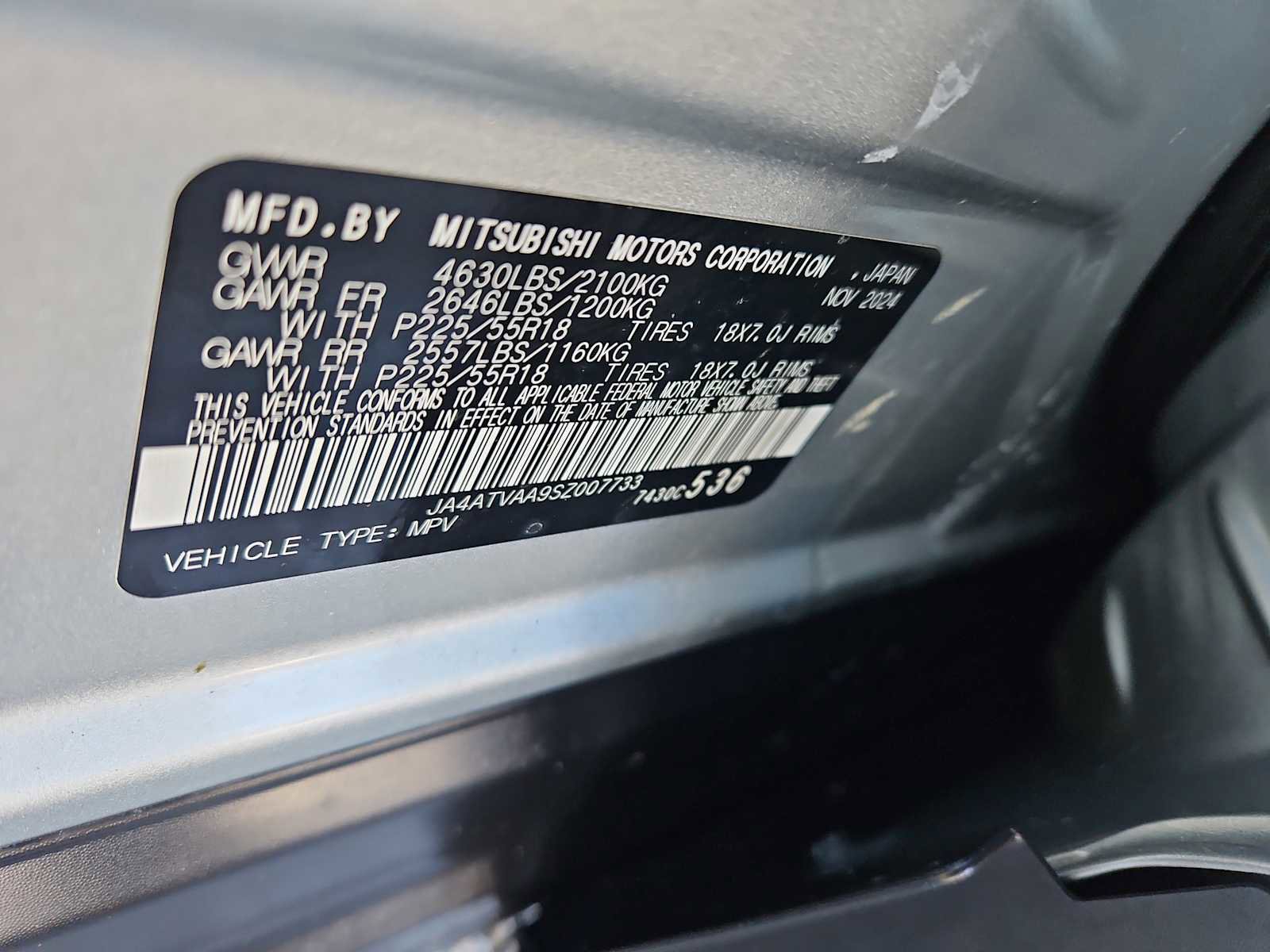Used 2025 Mitsubishi Eclipse Cross LE AWD/4WD image 14