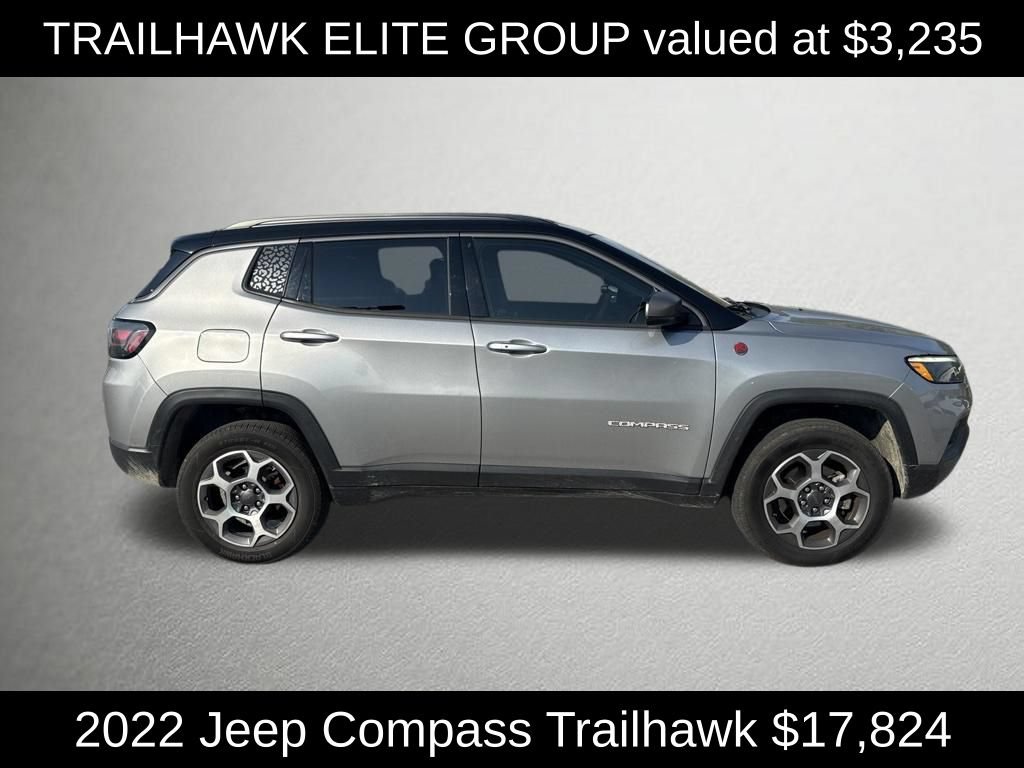 Used 2022 Jeep Compass Trailhawk w/ Trailhawk Elite Group AWD/4WD image 2