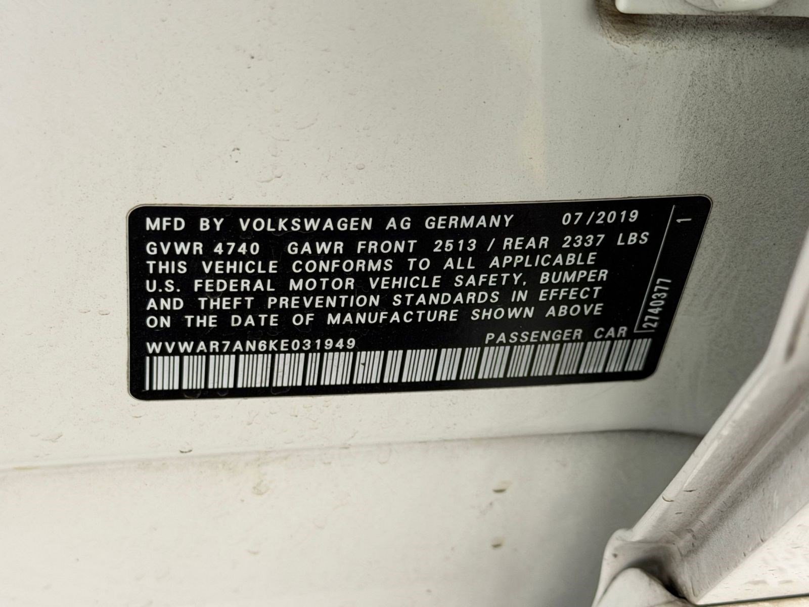 Used 2019 Volkswagen Arteon SE FWD image 20