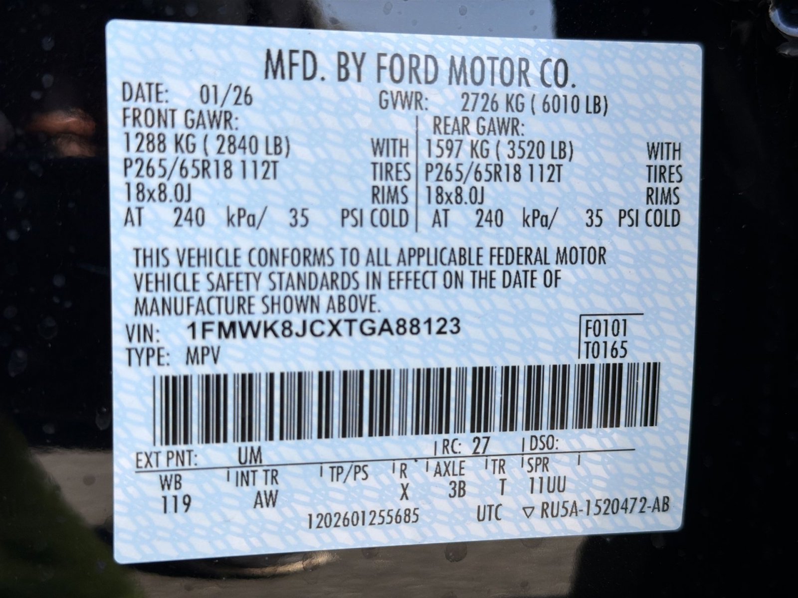 New 2026 Ford Explorer Tremor w/ Tremor Ultimate Package image 39