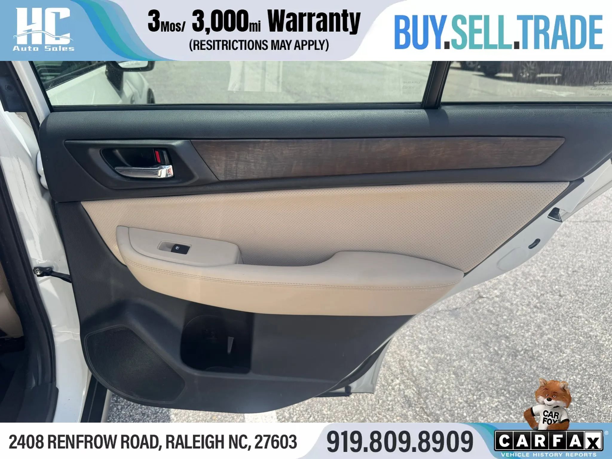 Used 2015 Subaru Outback 2.5i Limited w/ Protection Package #2 AWD/4WD image 20
