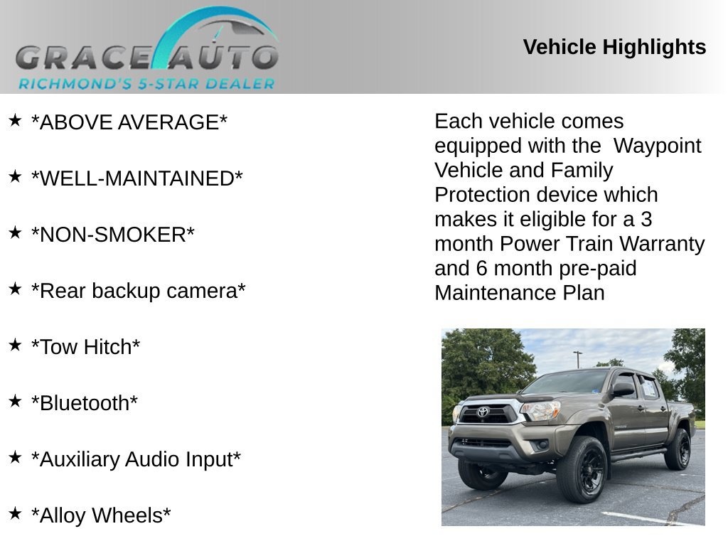 Used 2013 Toyota Tacoma PreRunner w/ SR5 Pkg RWD image 2
