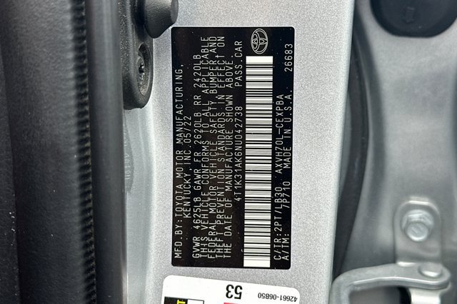 Used 2022 Toyota Camry XSE FWD image 30