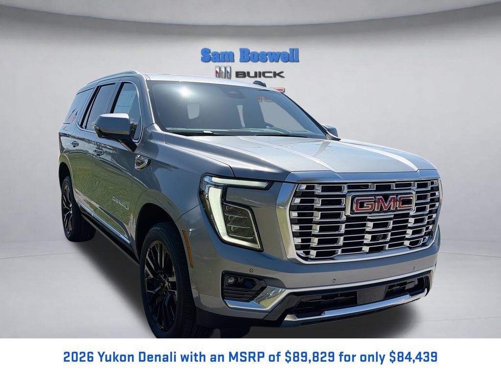 New 2026 GMC Yukon Denali w/ Sun & Power Step Package