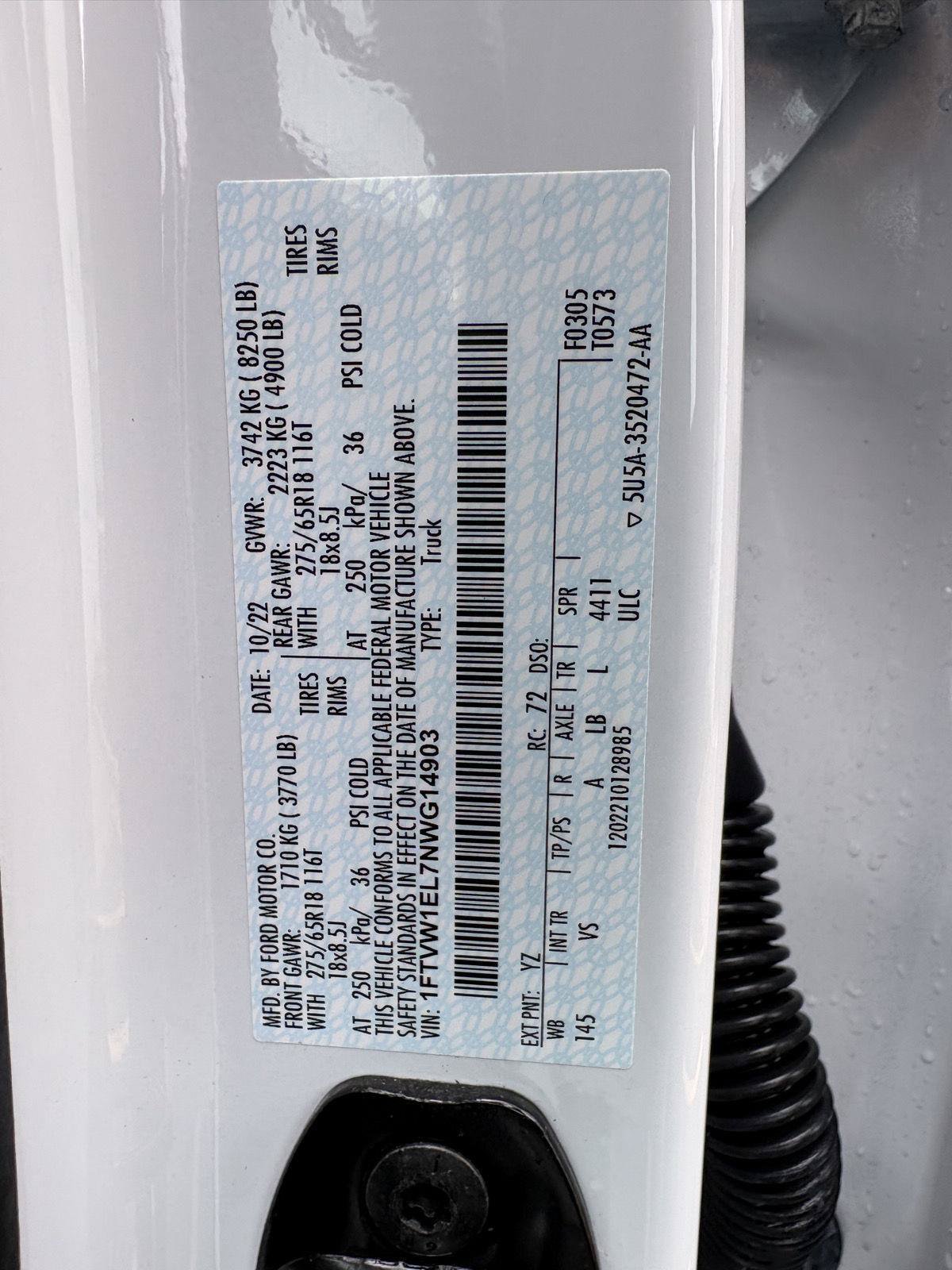 Used 2022 Ford F150 Lightning Pro AWD/4WD image 18