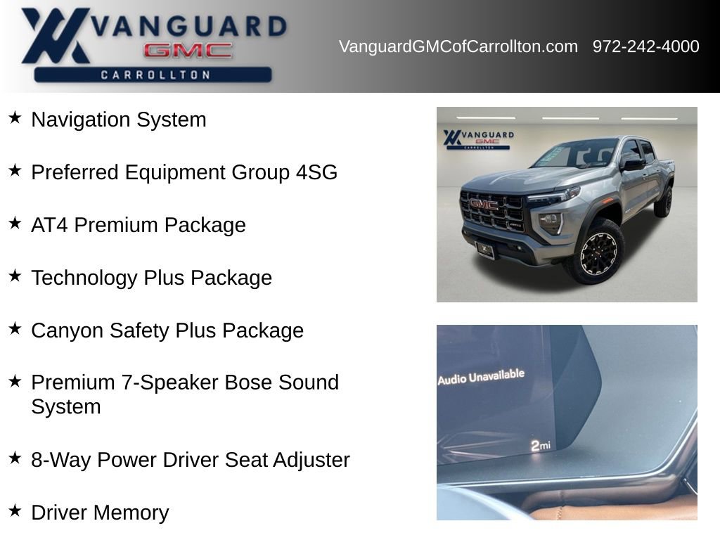 New 2026 GMC Canyon AT4 w/ Technology Plus Package AWD/4WD image 6