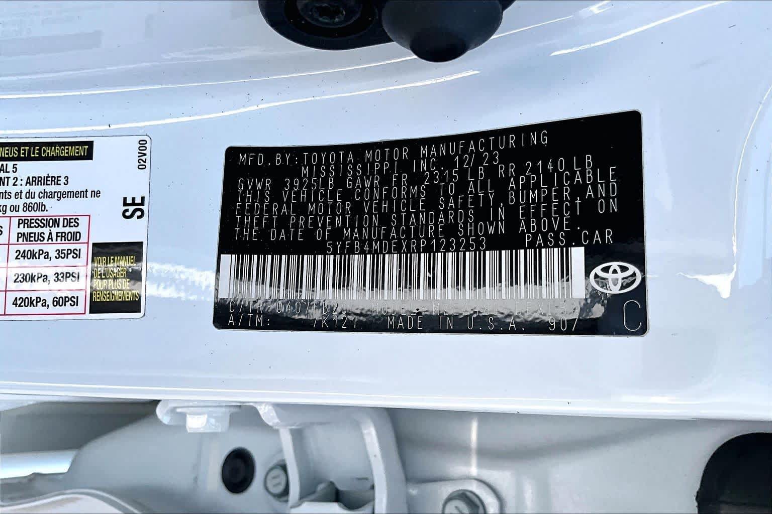 Certified 2024 Toyota Corolla LE FWD image 34