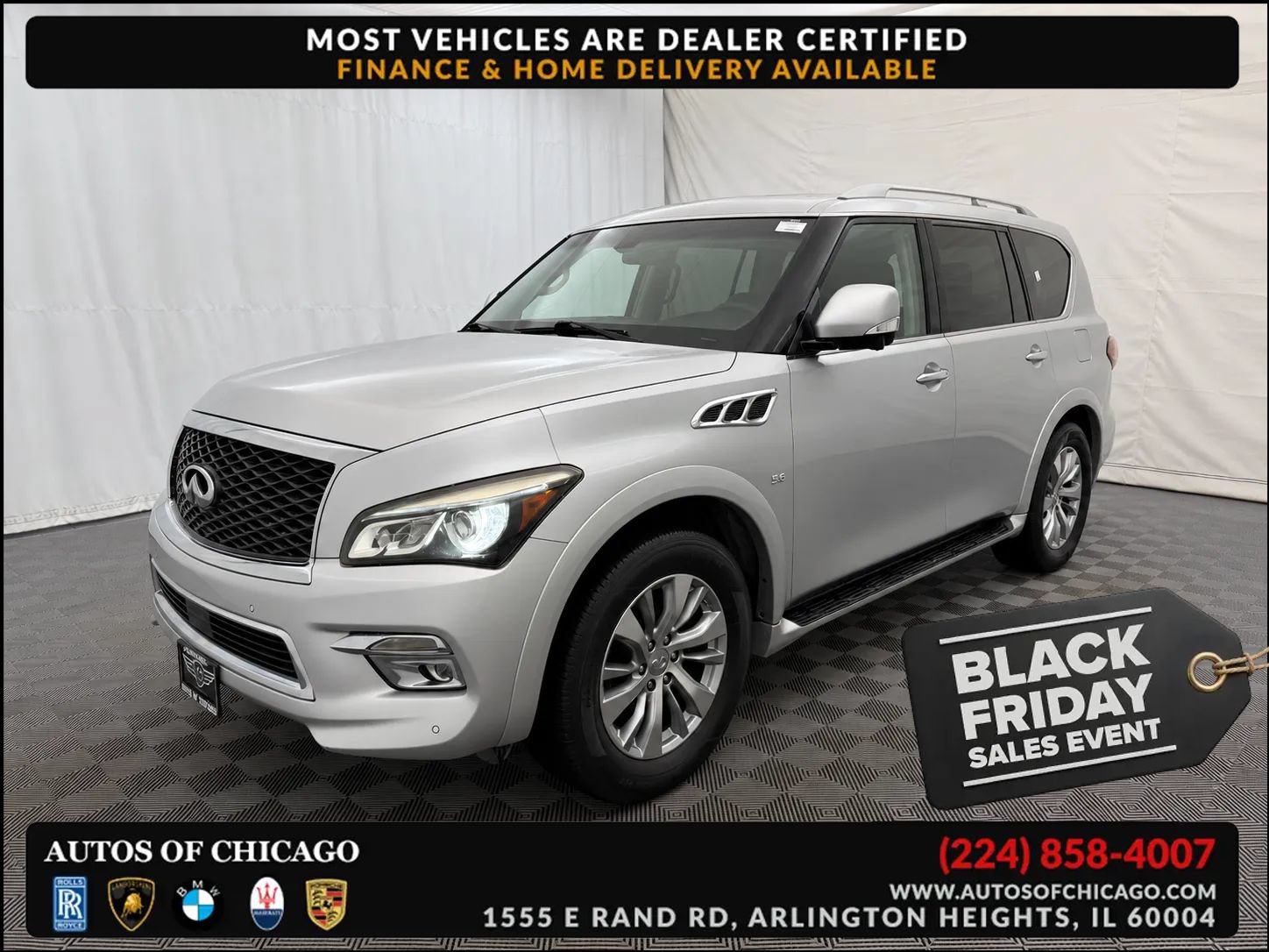 Used 2016 INFINITI QX80 2WD