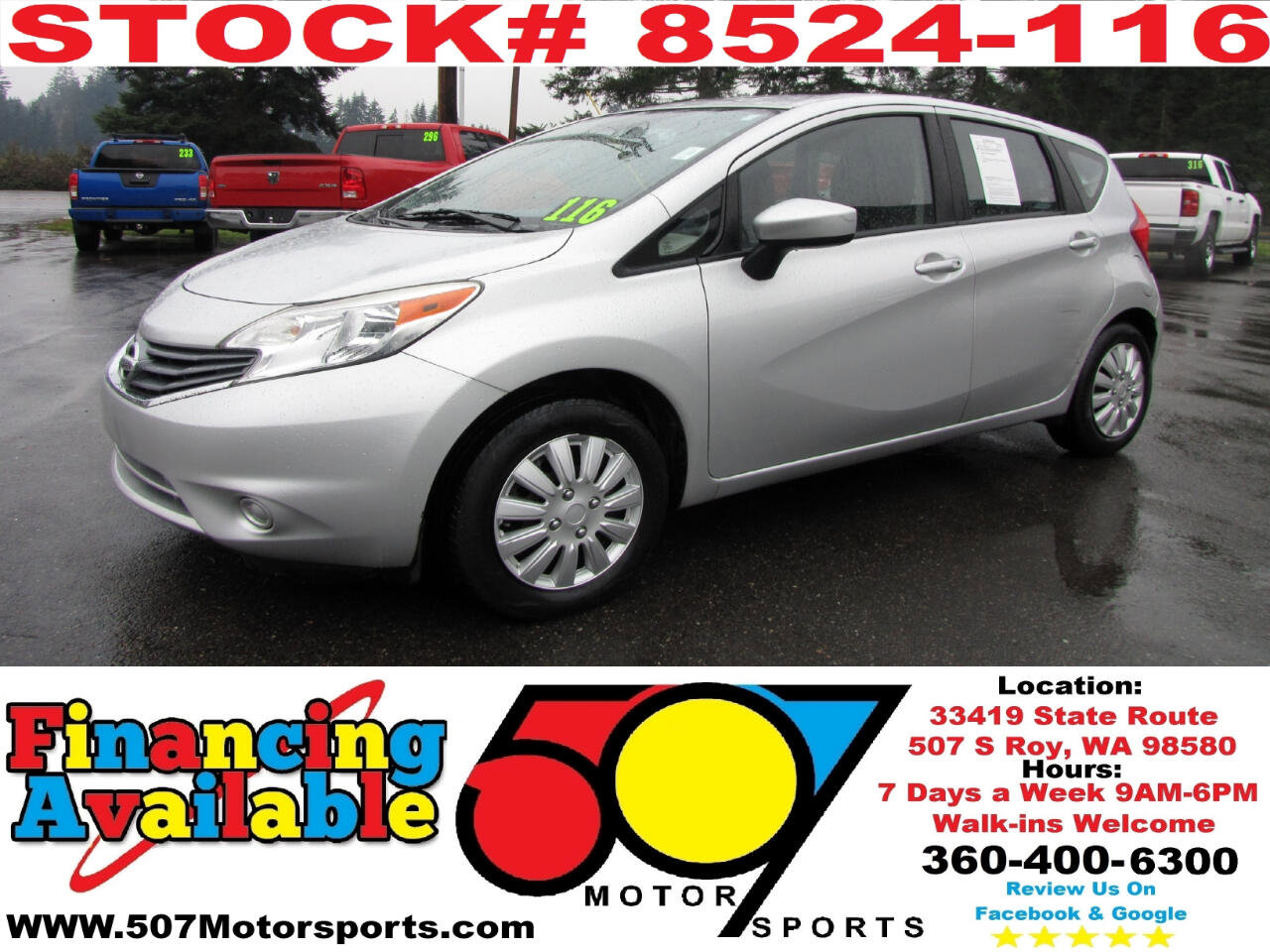 Used 2015 Nissan Versa Note SV