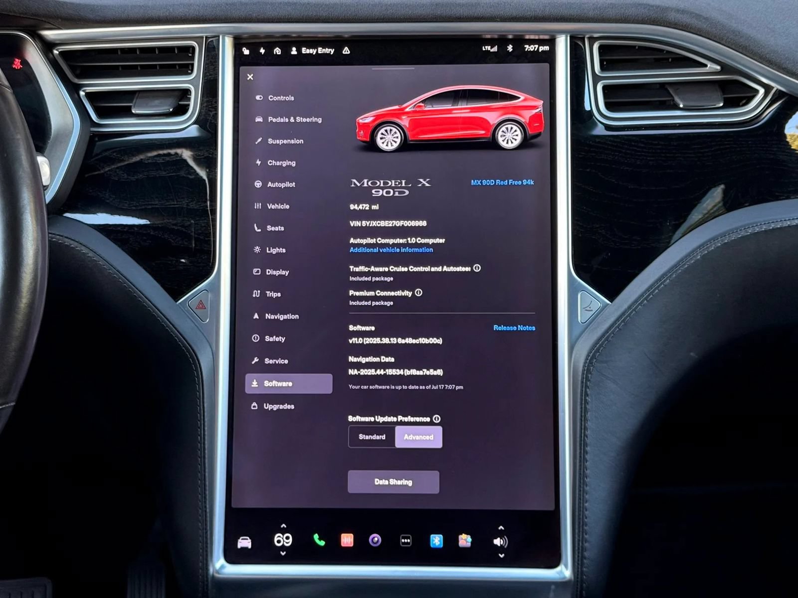 Used 2016 Tesla Model X 90D AWD/4WD image 14