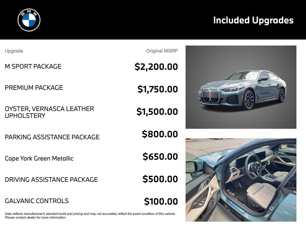 New 2026 BMW i4 xDrive40i w/ M Sport Package AWD/4WD image 4