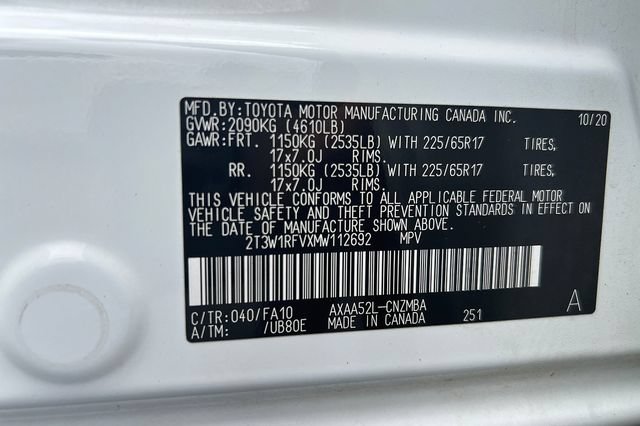 Used 2021 Toyota RAV4 XLE FWD image 38