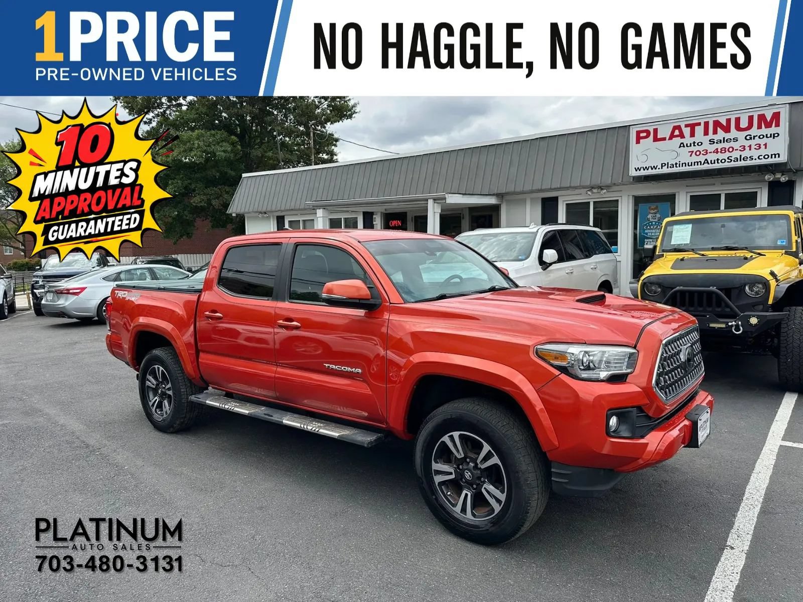 Used 2018 Toyota Tacoma TRD Sport AWD/4WD image 1