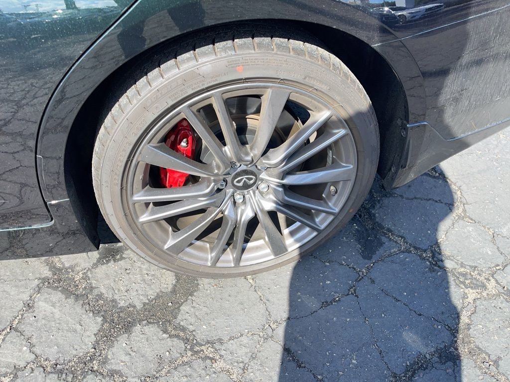 Certified 2023 INFINITI Q50 Red Sport 400 w/ Black Opal Edition image 3