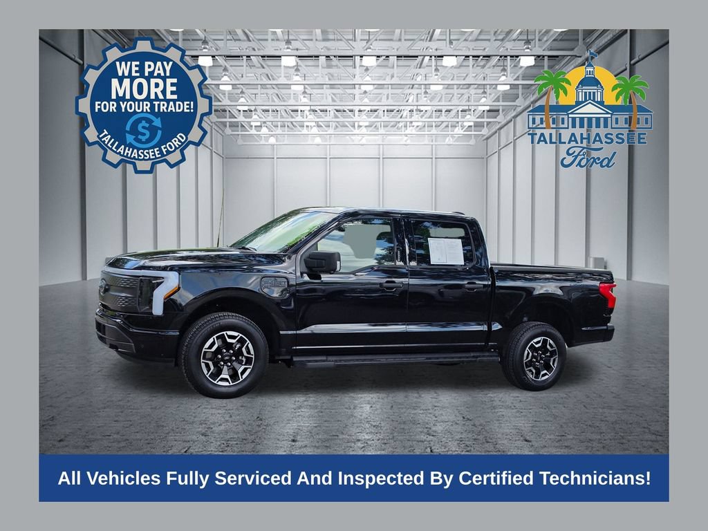 Certified 2023 Ford F150 Lightning XLT w/ Tow Technology Package AWD/4WD image 1