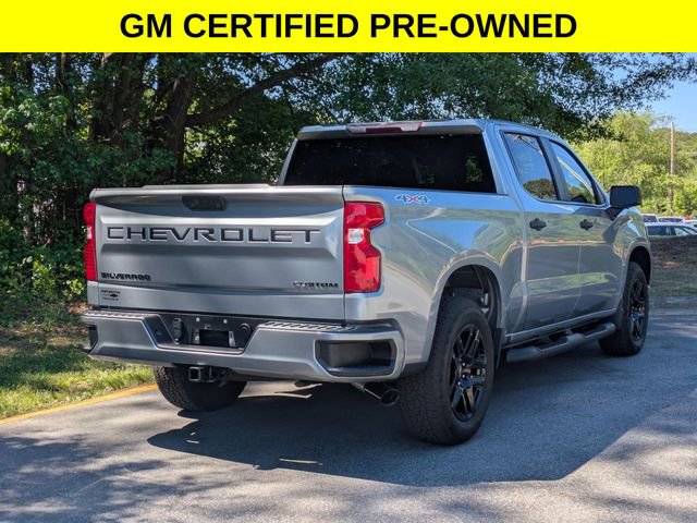 Certified 2025 Chevrolet Silverado 1500 Custom w/ Turbomax Blackout Package AWD/4WD image 2