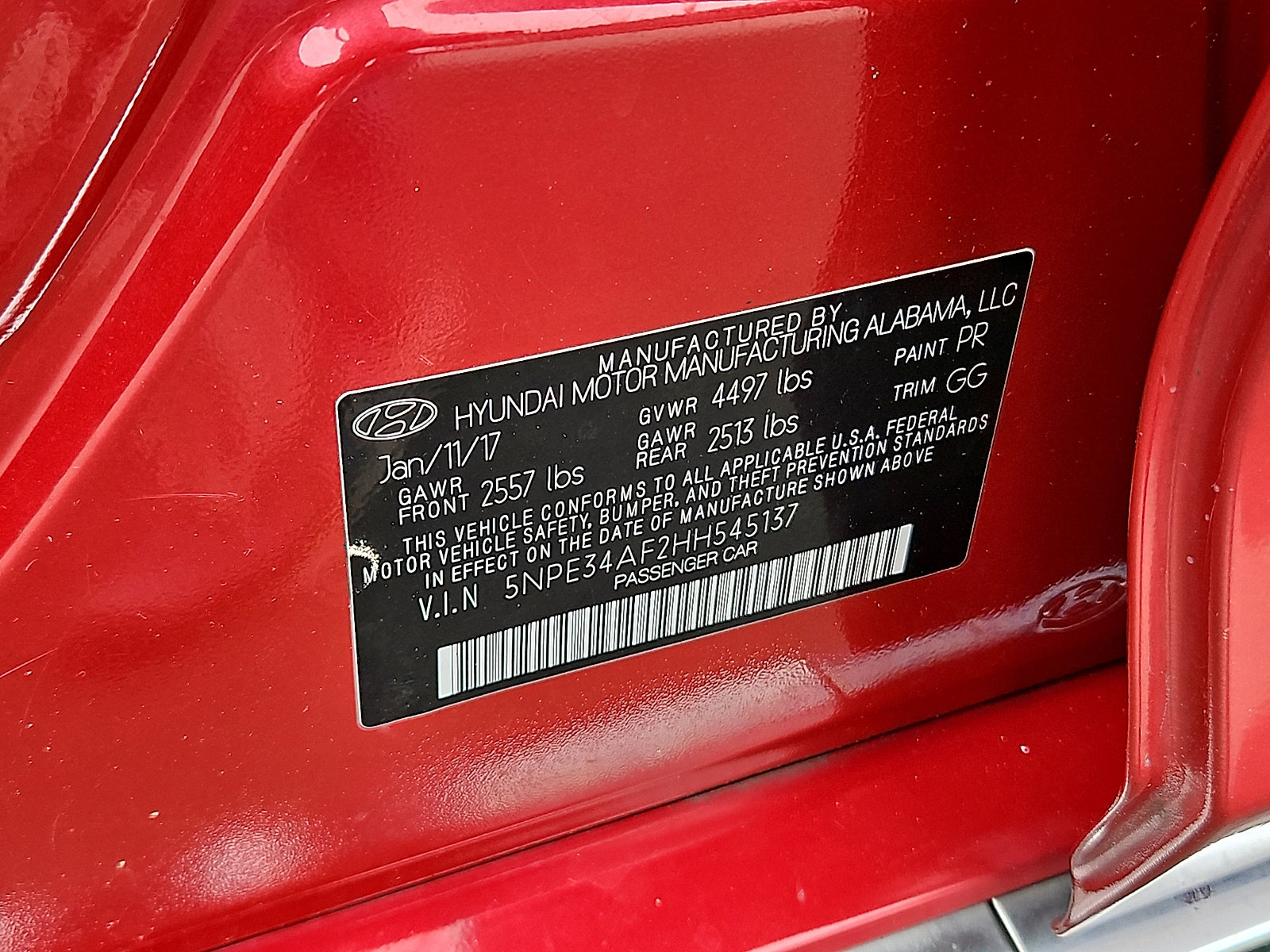 Used 2017 Hyundai Sonata Sport w/ Value Edition Package 02 FWD image 27