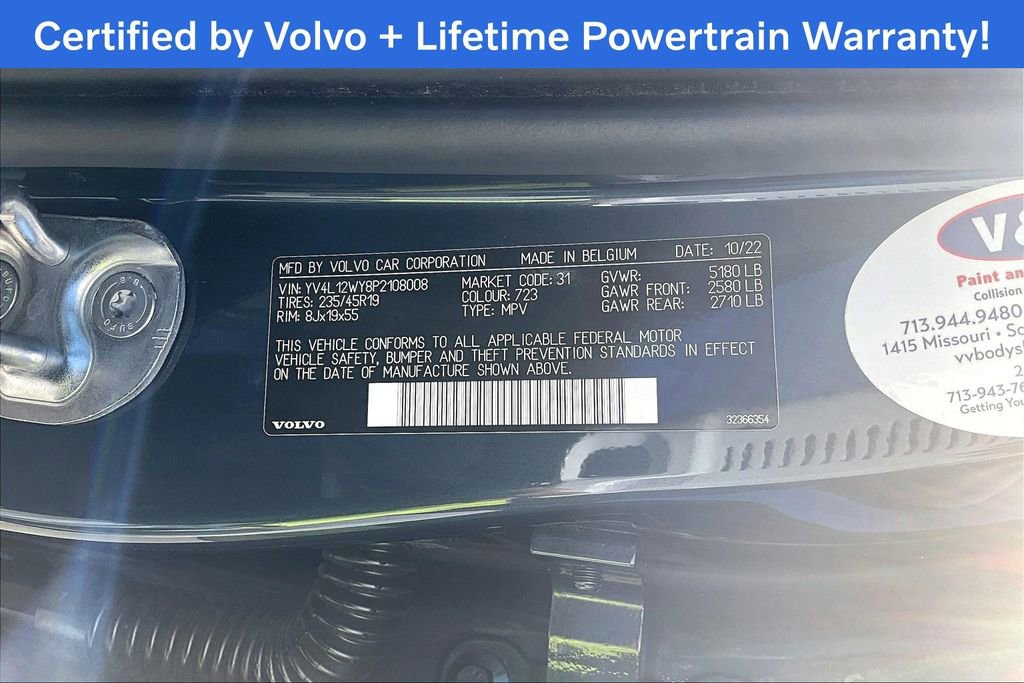 Used 2023 Volvo V60 B5 Cross Country Plus w/ Protection Package Premier image 43