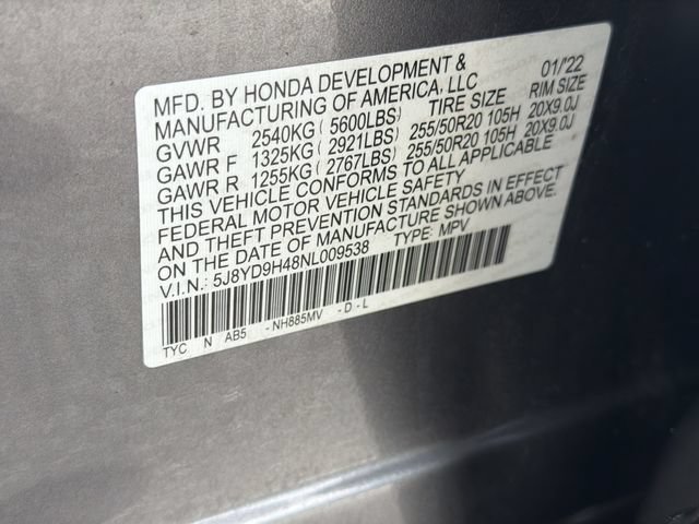 Used 2022 Acura MDX FWD w/ Technology Package image 33