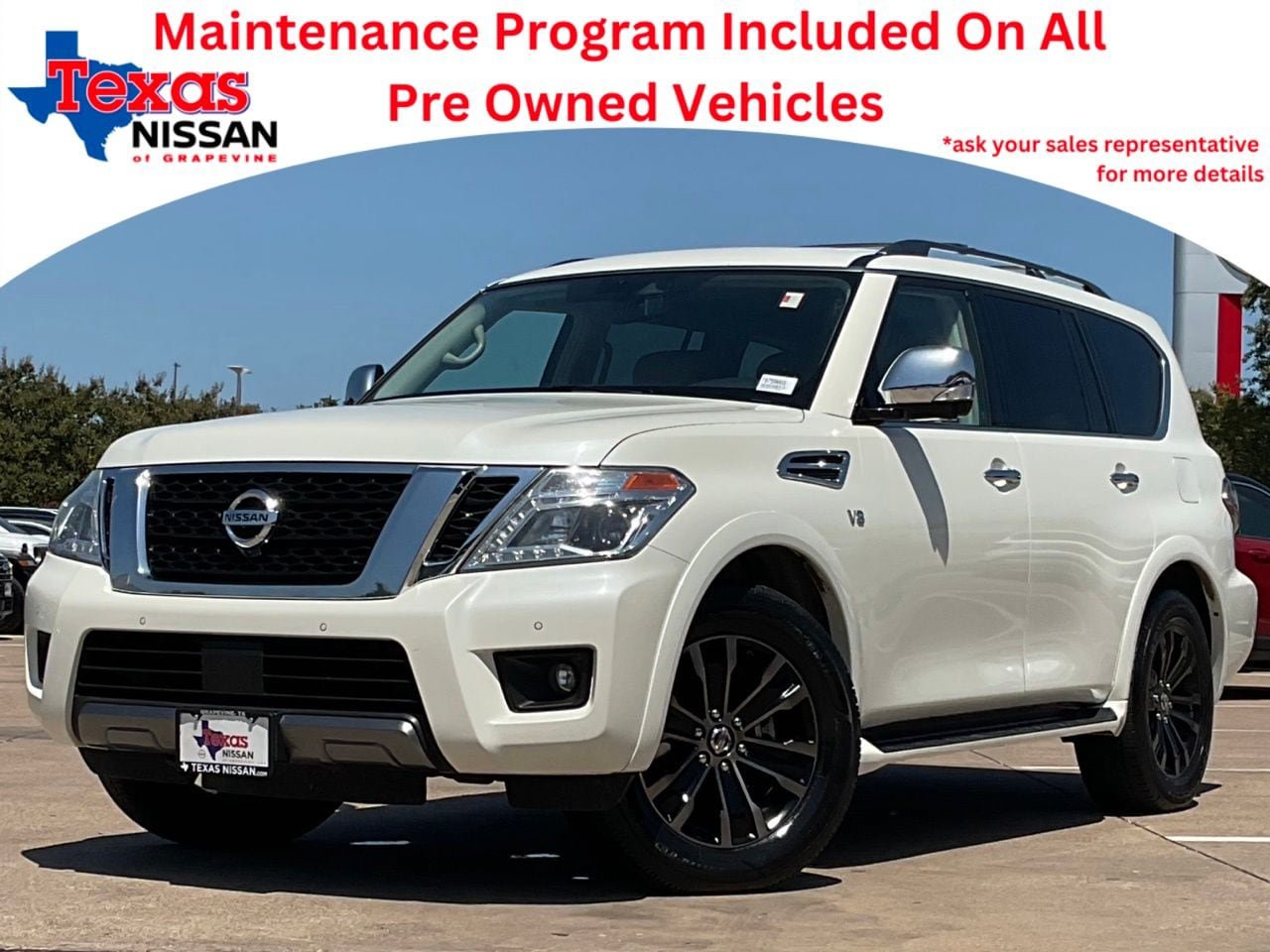 Used 2019 Nissan Armada Platinum w/ Captain's Chairs Package AWD/4WD video 1