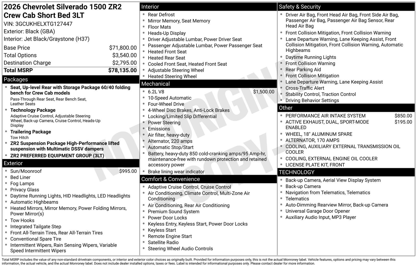Certified 2026 Chevrolet Silverado 1500 ZR2