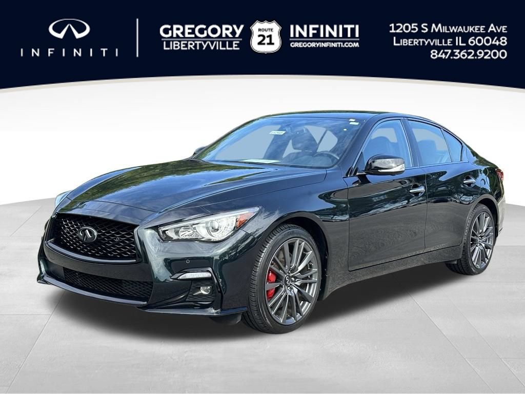 Certified 2023 INFINITI Q50 Red Sport 400 w/ Black Opal Edition