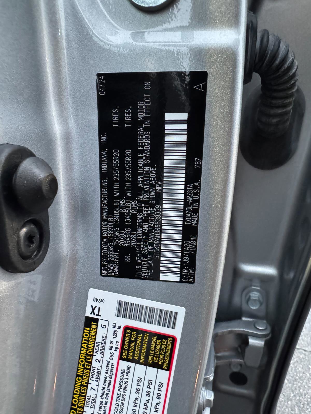 Certified 2024 Toyota Highlander XSE image 32