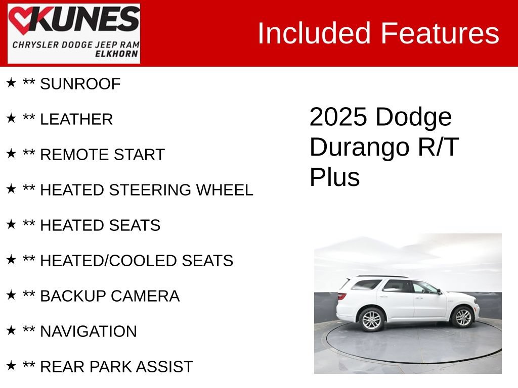 Used 2025 Dodge Durango R/T AWD/4WD image 2