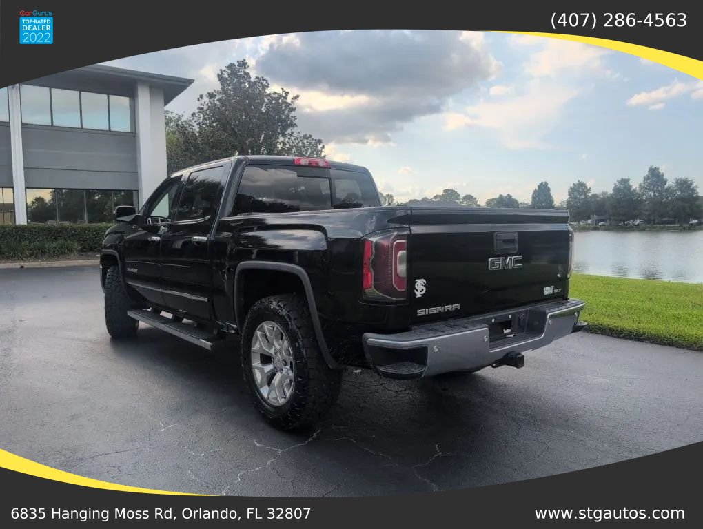 Used 2018 GMC Sierra 1500 SLT w/ Enhanced Driver Alert Package RWD image 3