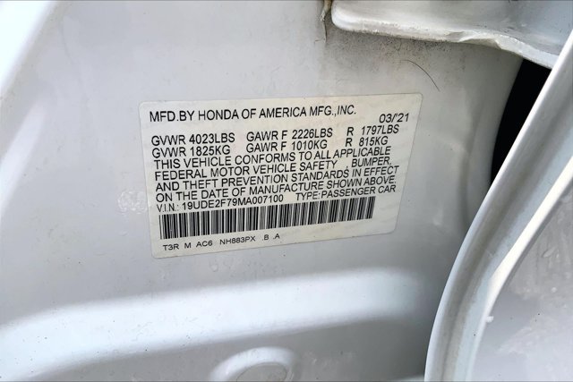 Certified 2021 Acura ILX w/ Premium Package FWD image 33