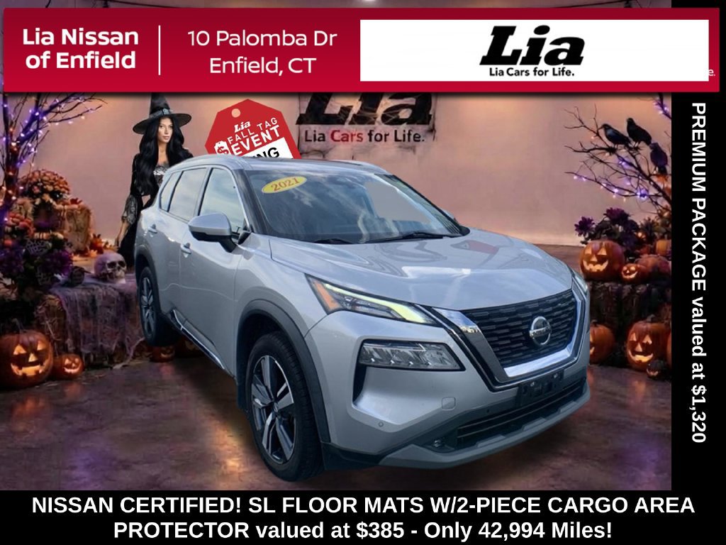 Certified 2021 Nissan Rogue SL w/ Premium Package AWD/4WD 360° Tour